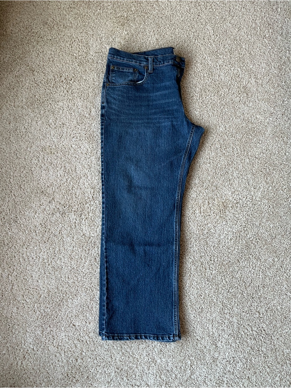 RedHead Men's Relaxed Straight-Leg Jeans in Deep Blue